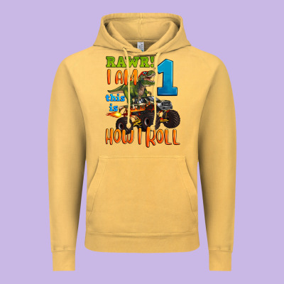 Rawr I Am One This Is How I Roll Vintage Hoodie Designed By Artiststas