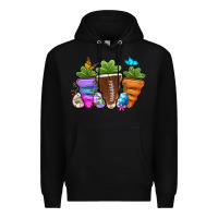 Black Football Easter sports carrots Premium Hoodie - OliviaCreatesArt