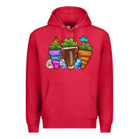 Cardinal Football Easter sports carrots Premium Hoodie - OliviaCreatesArt