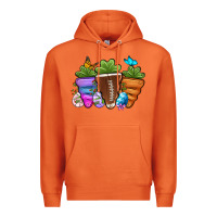 Carrot Football Easter sports carrots Premium Hoodie - OliviaCreatesArt