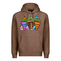 Chestnut Football Easter sports carrots Premium Hoodie - OliviaCreatesArt