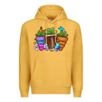 Mustard Football Easter sports carrots Premium Hoodie - OliviaCreatesArt