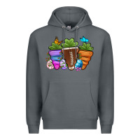 Rock Football Easter sports carrots Premium Hoodie - OliviaCreatesArt