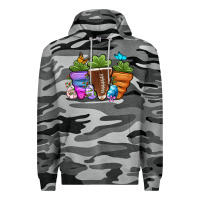 Slate Camo Football Easter sports carrots Premium Hoodie - OliviaCreatesArt