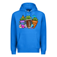 True Royal Football Easter sports carrots Premium Hoodie - OliviaCreatesArt
