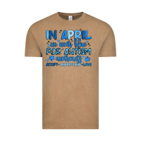 Vintage Coffee in april we wear blue for autism awareness Vintage Tee - Artiststas