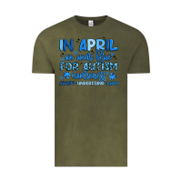 Vintage Olive in april we wear blue for autism awareness Vintage Tee - Artiststas