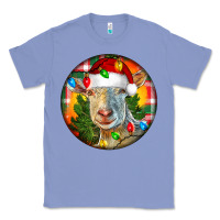 Colony Blue Saanen Goat Christmas Classic Tee - LillyAllenDesigns