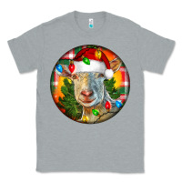 Heather Grey Saanen Goat Christmas Classic Tee - LillyAllenDesigns