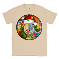 Mushroom Saanen Goat Christmas Classic Tee - LillyAllenDesigns
