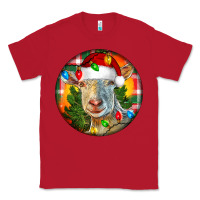 Red Saanen Goat Christmas Classic Tee - LillyAllenDesigns