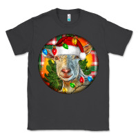 Smoke Saanen Goat Christmas Classic Tee - LillyAllenDesigns