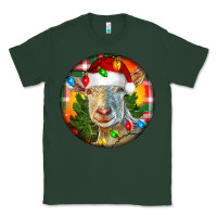 Sports Green Saanen Goat Christmas Classic Tee - LillyAllenDesigns