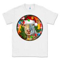 Saanen Goat Christmas Classic Tee | Teevron