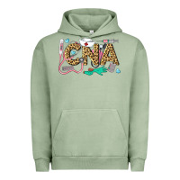 Pigment Oil Green Western Certified Nursing Assistant Urban Hoodie - LillyAllenDesigns