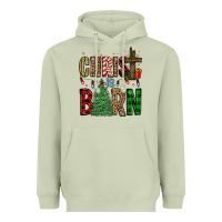 Christ Is Born Heavyweight Hoodie | Teevron