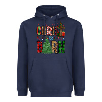 Navy christ is born Heavyweight Hoodie - FaDigitalArtStudio