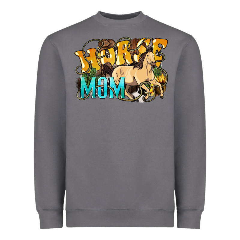 Horse Mom Rope Heavyweight Sweatshirt by HowdyJamesFarm | Teevron