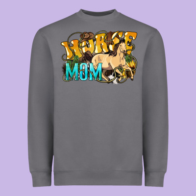 Horse Mom Rope Heavyweight Sweatshirt Designed By Howdyjamesfarm