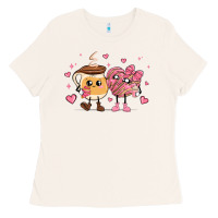 Bone valentines  day conchas and cafecito Ladies Tee - MaliasSmallBusiness
