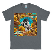Charcoal Heather western paint horse Classic Tee - LillyAllenDesigns