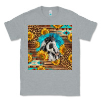 Heather Grey western paint horse Classic Tee - LillyAllenDesigns