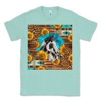 Seafoam western paint horse Classic Tee - LillyAllenDesigns
