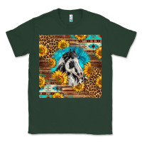 Sports Green western paint horse Classic Tee - LillyAllenDesigns
