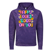 Cloud Purple happy looks good on you Vintage Hoodie - Artiststas