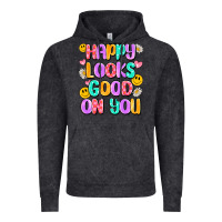 Vintage Black happy looks good on you Vintage Hoodie - Artiststas