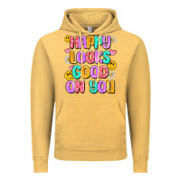 Happy Looks Good On You Vintage Hoodie | Teevron