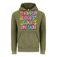 Vintage Olive happy looks good on you Vintage Hoodie - Artiststas