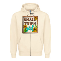 Sandshell small town girl olivia Zipper Hoodie - OliviaCreatesArt