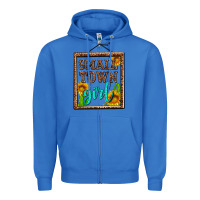 True Royal small town girl olivia Zipper Hoodie - OliviaCreatesArt
