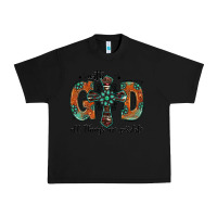 Black with god all things are possible gemstone cross Urban Heavy Tee - Jasminsmagicworld