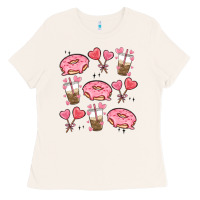 Bone valentines day doodles Ladies Tee - MaliasSmallBusiness