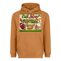 Meerkat eat sleep football repeat tumbler Heavyweight Hoodie - BundleAndBundleShop
