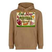 Toasted Coconut eat sleep football repeat tumbler Heavyweight Hoodie - BundleAndBundleShop