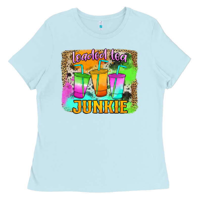 Loaded Tea Junkie Ladies Tee by Jasminsmagicworld | Teevron