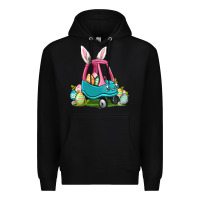 Black Easter toddler car Premium Hoodie - OliviaCreatesArt