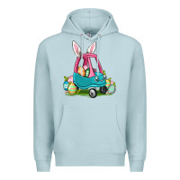Blue Mist Easter toddler car Premium Hoodie - OliviaCreatesArt