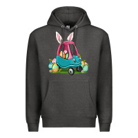 Charcoal Heather Easter toddler car Premium Hoodie - OliviaCreatesArt