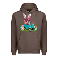 Coffee Easter toddler car Premium Hoodie - OliviaCreatesArt