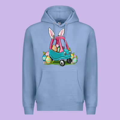 Easter Toddler Car Premium Hoodie Designed By Oliviacreatesart
