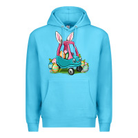 Ocean Blue Easter toddler car Premium Hoodie - OliviaCreatesArt