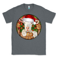 Charcoal Heather Baby Cashmere Goat Christmas Classic Tee - LillyAllenDesigns