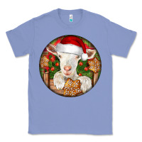 Colony Blue Baby Cashmere Goat Christmas Classic Tee - LillyAllenDesigns