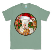 Sage Baby Cashmere Goat Christmas Classic Tee - LillyAllenDesigns