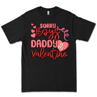 Black sorry boys daddy is my valentine Premium Tee - MaliasSmallBusiness