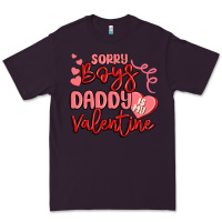 Plum sorry boys daddy is my valentine Premium Tee - MaliasSmallBusiness